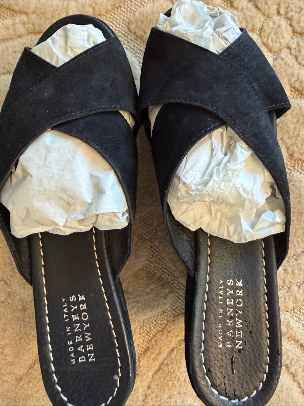 Black Wedge Slides -comfortable and Sexy!